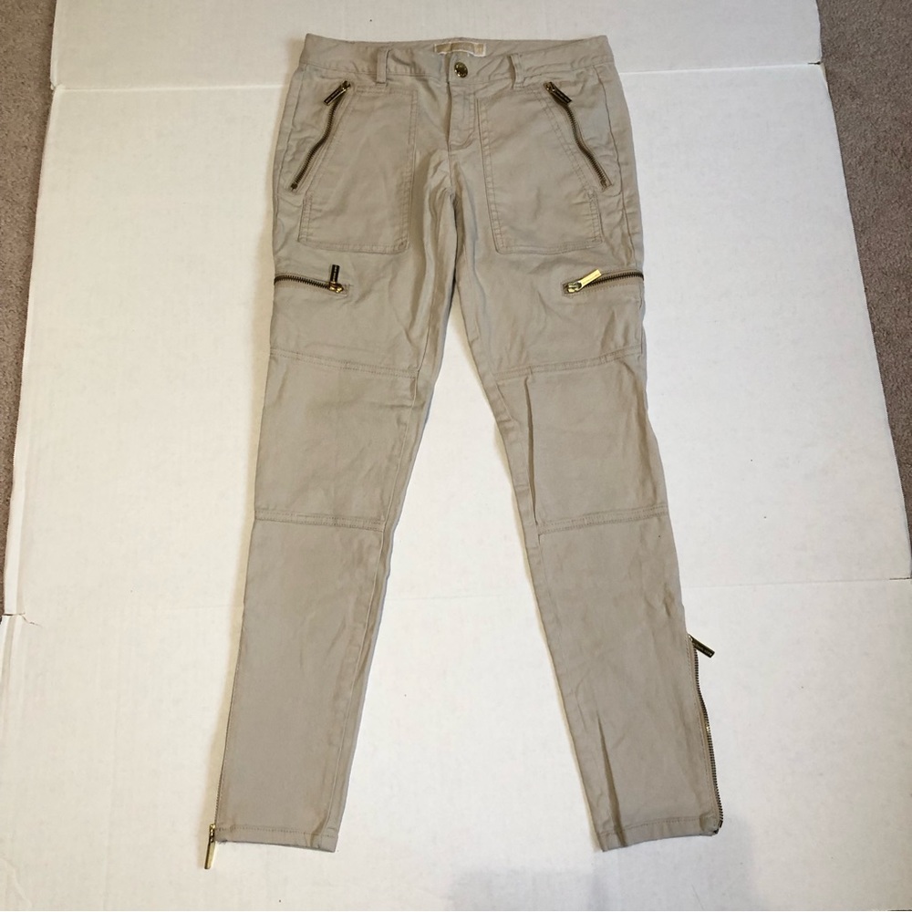 Michael Kors Khaki Cargo Skinny Jeans Women’s Size 2